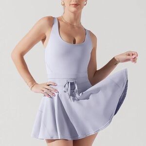 POPFLEX Twirl Dress in Country Blue